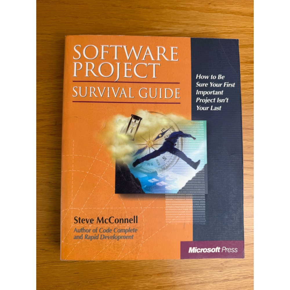 MICROSOFT PRESS Software Project Survival Guide Book Steve McConnell Paperback